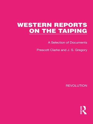 cover image of Western Reports on the Taiping